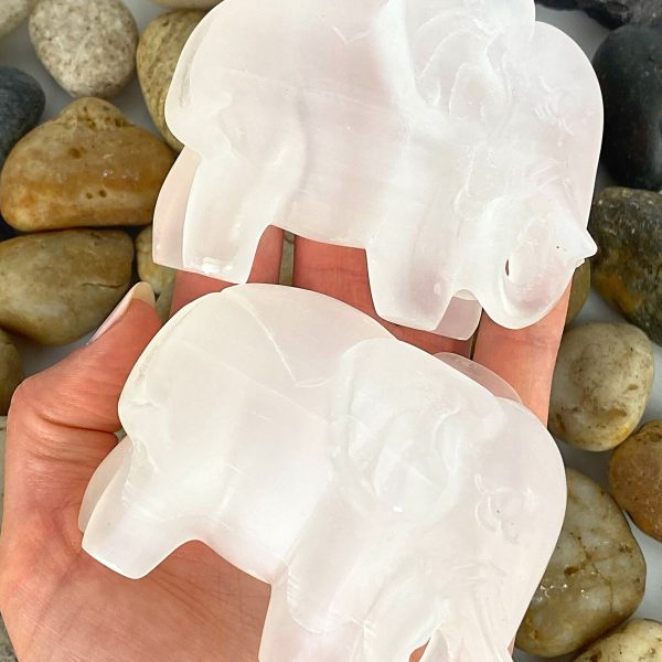 Selenite Elephant Crystals