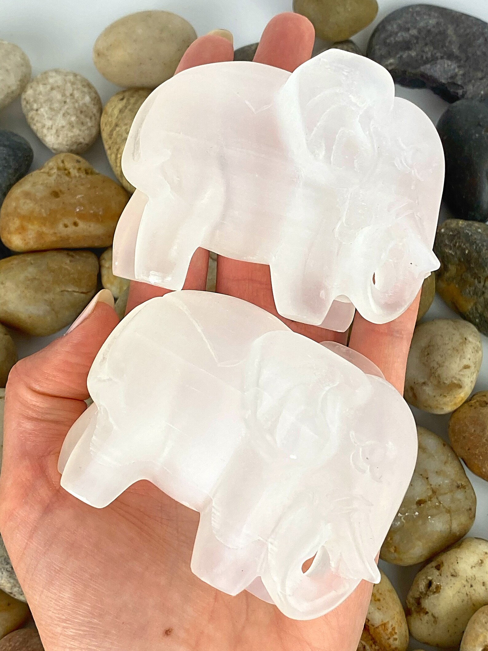 Selenite Elephant Crystals